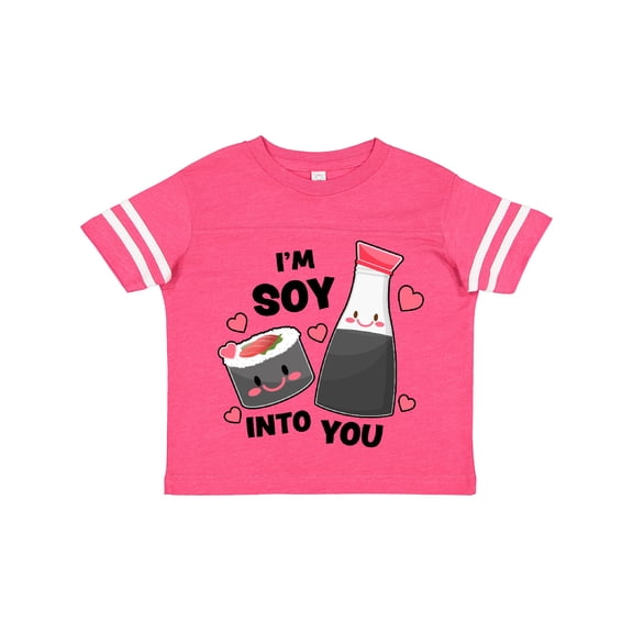 Inktastic I'm Soy into You with Cute Soy Sauce and Sushi Boys or Girls Toddler T-Shirt