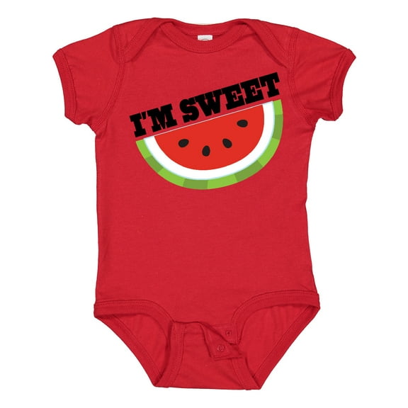 Inktastic I'm Sweet Watermelon Boys or Girls Baby Bodysuit