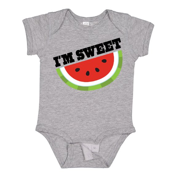Inktastic I'm Sweet Watermelon Boys or Girls Baby Bodysuit
