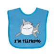 thumbnail image 1 of Inktastic I'm Teething Cute Shark Boys or Girls Baby Bib, 1 of 4