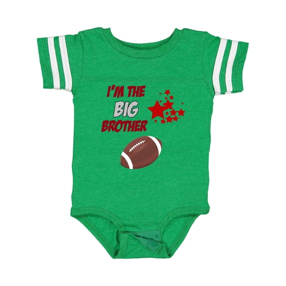 Inktastic I'm The Big Brother Football Boys Baby Bodysuit