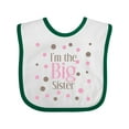 thumbnail image 1 of Inktastic I'm The Big Sister. Girls Baby Bib, 1 of 4