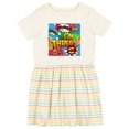 thumbnail image 1 of Inktastic I'm Three Comic Book Girls Toddler Dress, 1 of 5