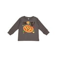 thumbnail image 1 of Inktastic I'm Three Pizza Birthday Party Boys or Girls Long Sleeve Toddler T-Shirt, 1 of 5