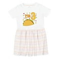 thumbnail image 1 of Inktastic I'm Three Taco Birthday Party Girls Toddler Dress, 1 of 5