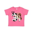 thumbnail image 1 of Inktastic I'm Three-cowgirl Riding Horse Birthday Girls Toddler T-Shirt, 1 of 5