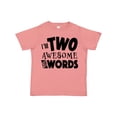 thumbnail image 1 of Inktastic I'm Two Awesome for Words 2nd Birthday Boys or Girls Toddler T-Shirt, 1 of 5