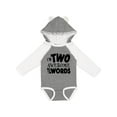 thumbnail image 1 of Inktastic I'm Two Awesome for Words 2nd birthday Boys or Girls Long Sleeve Baby Bodysuit, 1 of 5
