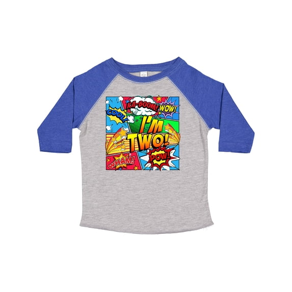 Inktastic I'm Two Comic Book Boys or Girls Toddler T-Shirt