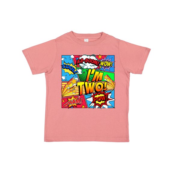 Inktastic I'm Two Comic Book Boys or Girls Toddler T-Shirt