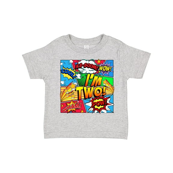 Inktastic I'm Two Comic Book Boys or Girls Toddler T-Shirt