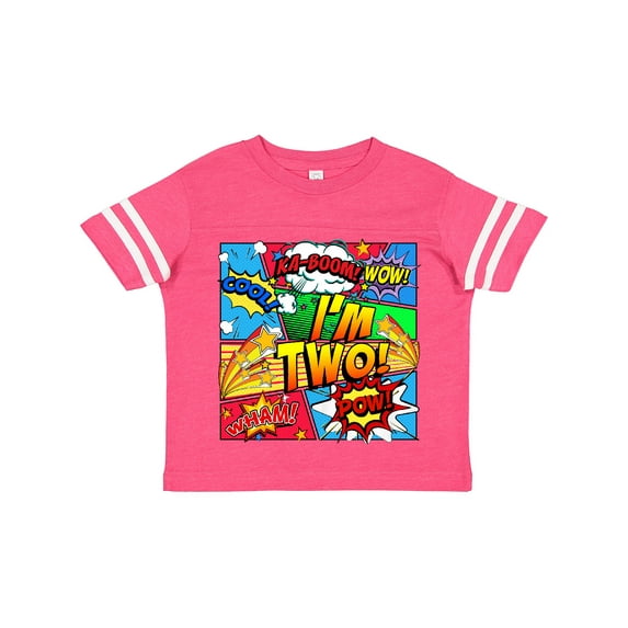 Inktastic I'm Two Comic Book Boys or Girls Toddler T-Shirt