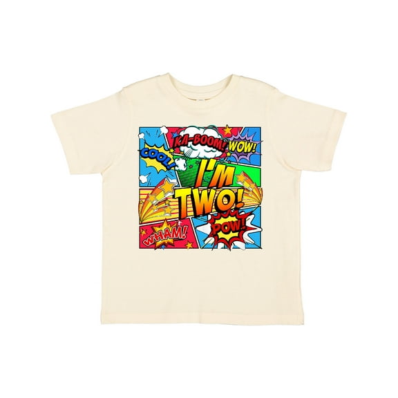 Inktastic I'm Two Comic Book Boys or Girls Toddler T-Shirt