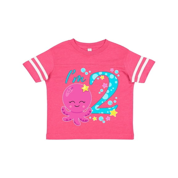 Inktastic I'm Two- Cute Octopus Birthday Boys or Girls Toddler T-Shirt