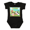 thumbnail image 1 of Inktastic I'm Two Farm Animals Wearing Birthday Party Hats Boys or Girls Baby Bodysuit, 1 of 5