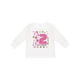 thumbnail image 1 of Inktastic I'm Two, Let's Party- 2nd Birthday Girls Long Sleeve Toddler T-Shirt, 1 of 5