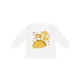 thumbnail image 1 of Inktastic I'm Two Taco Birthday Party Boys or Girls Long Sleeve Toddler T-Shirt, 1 of 5
