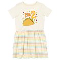 thumbnail image 1 of Inktastic I'm Two Taco Birthday Party Girls Toddler Dress, 1 of 5