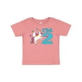 thumbnail image 1 of Inktastic I'm Two- Unicorn Second Birthday Boys or Girls Baby T-Shirt, 1 of 5