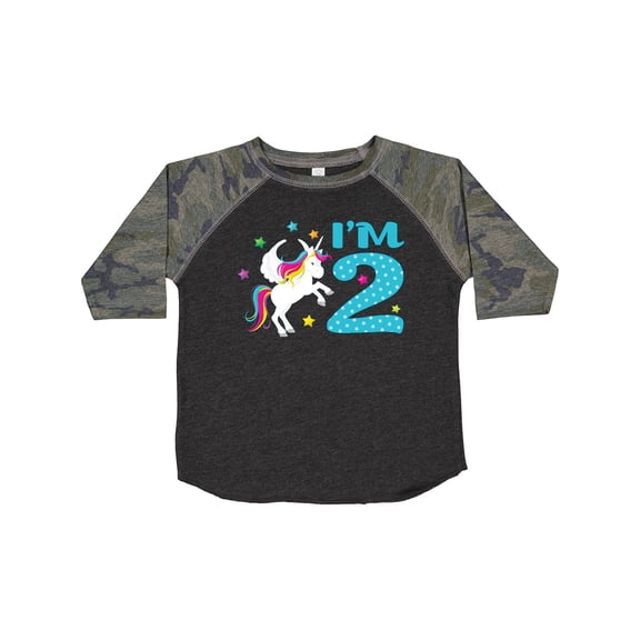 Inktastic I'm Two Unicorn Second Birthday Boys or Girls Toddler T-Shirt