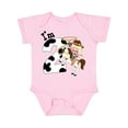 thumbnail image 1 of Inktastic I'm Two-cowgirl riding horse birthday Girls Baby Bodysuit, 1 of 5