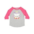 thumbnail image 1 of Inktastic I'm Two with Flowers and Cute Llama Cake Girls Toddler T-Shirt, 1 of 5