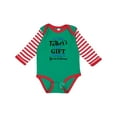 thumbnail image 1 of Inktastic I'm Your Fathers Day Mom Says You're Welcome Boys or Girls Long Sleeve Baby Bodysuit, 1 of 5