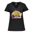 thumbnail image 1 of Inktastic I'm a 50's Kid 1950's Style Birthday Jukebox Women's Plus Size V-Neck T-Shirt, 1 of 5