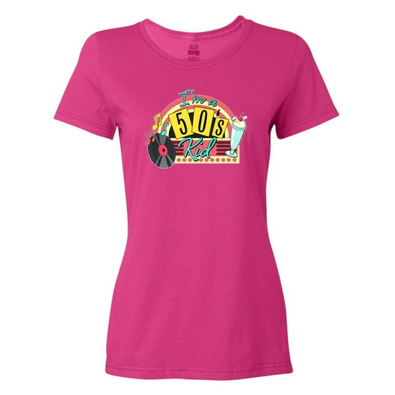 Inktastic I'm a 50's Kid 1950's Style Birthday Jukebox Women's T-Shirt