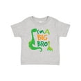 thumbnail image 1 of Inktastic I'm a Big Bro Dinosaur Boys Brother Announcement Boys Toddler T-Shirt, 1 of 5