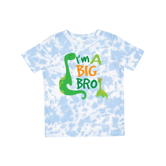 Inktastic I'm a Big Bro Dinosaur Boys Brother Announcement Boys Toddler T-Shirt
