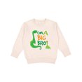 thumbnail image 1 of Inktastic I'm a Big Bro Dinosaur Boys Brother Announcement Toddler Sweatshirt, 1 of 4