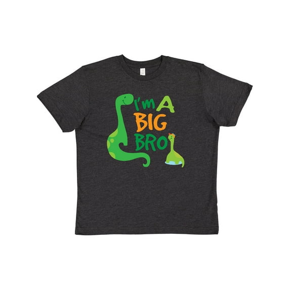 Inktastic I'm a Big Bro Dinosaur Boys Brother Announcement Youth T-Shirt