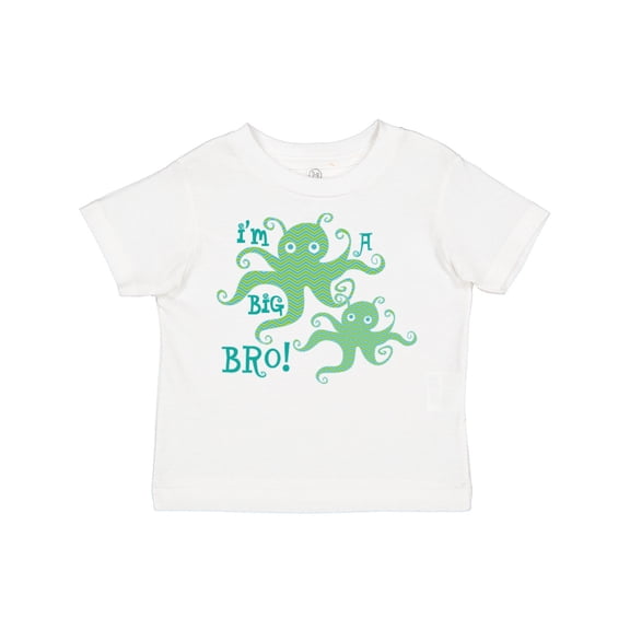 Inktastic I'm a Big Bro Octopus Cute Brother Boys Toddler T-Shirt