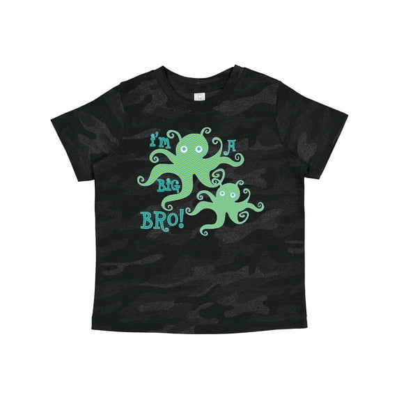 Inktastic I'm a Big Bro Octopus Cute Brother Boys Toddler T-Shirt