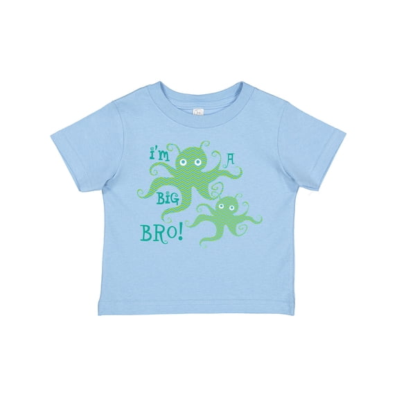 Inktastic I'm a Big Bro Octopus Cute Brother Boys Toddler T-Shirt