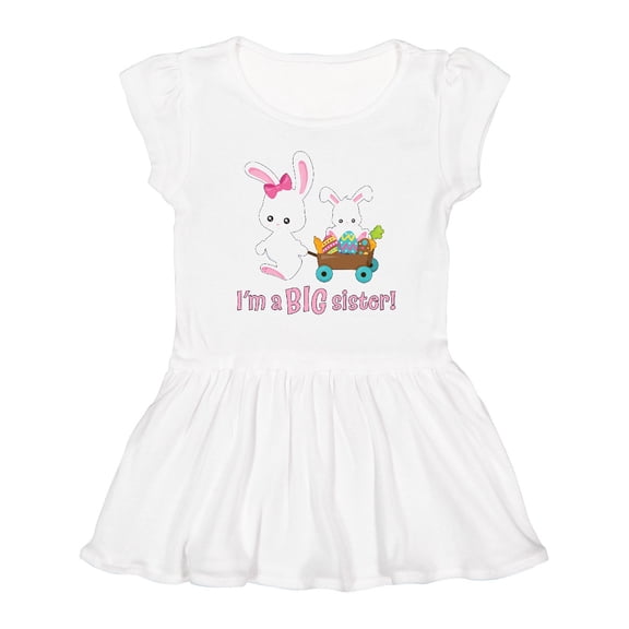 Inktastic I'm a Big Sister Girls Toddler Dress
