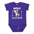 thumbnail image 1 of Inktastic I'm a Cutie White and Brown Holstein Cow with Arrows Boys or Girls Baby Bodysuit, 1 of 5