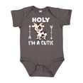 thumbnail image 1 of Inktastic I'm a Cutie White and Brown Holstein Cow with Arrows Boys or Girls Baby Bodysuit, 1 of 5