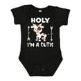 thumbnail image 1 of Inktastic I'm a Cutie White and Brown Holstein Cow with Arrows Boys or Girls Baby Bodysuit, 1 of 5