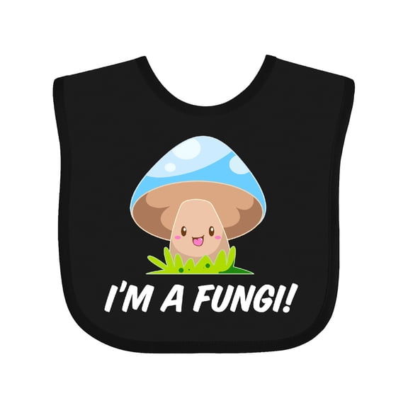 Inktastic I'm a Fungi with Mushroom Boys or Girls Baby Bib