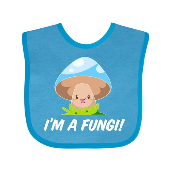 Inktastic I'm a Fungi with Mushroom Boys or Girls Baby Bib