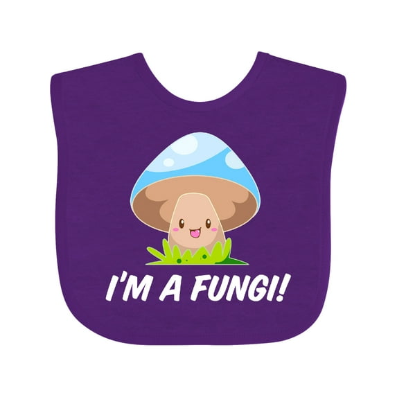 Inktastic I'm a Fungi with Mushroom Boys or Girls Baby Bib