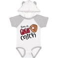 thumbnail image 1 of Inktastic I'm a Great Catch Baseball Glove Boys or Girls Baby Bodysuit, 1 of 5