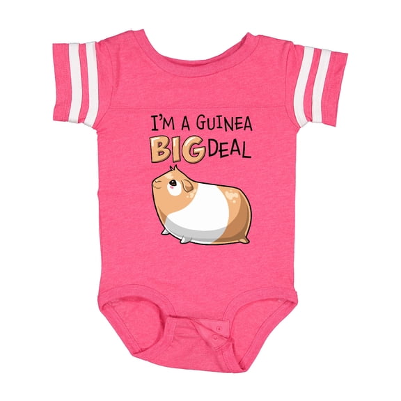 Inktastic I'm a Guinea Big Deal with Cute Guinea Pig Boys or Girls Baby Bodysuit