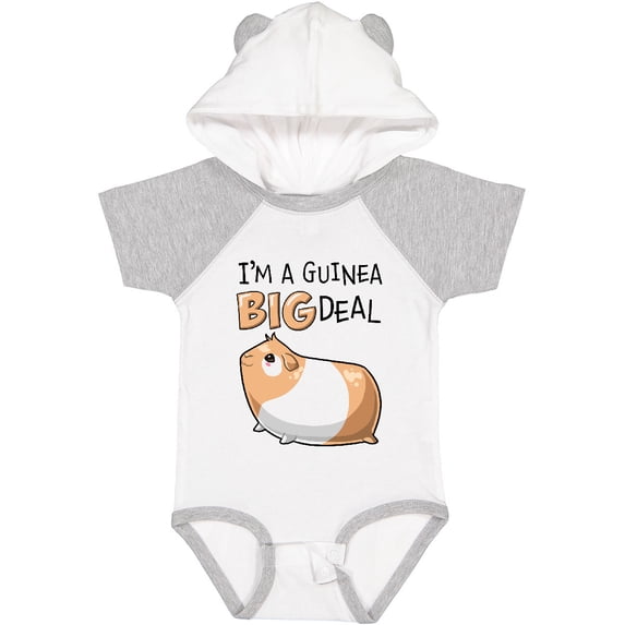 Inktastic I'm a Guinea Big Deal with Cute Guinea Pig Boys or Girls Baby Bodysuit