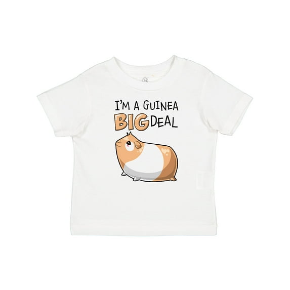 Inktastic I'm a Guinea Big Deal with Cute Guinea Pig Boys or Girls Baby T-Shirt