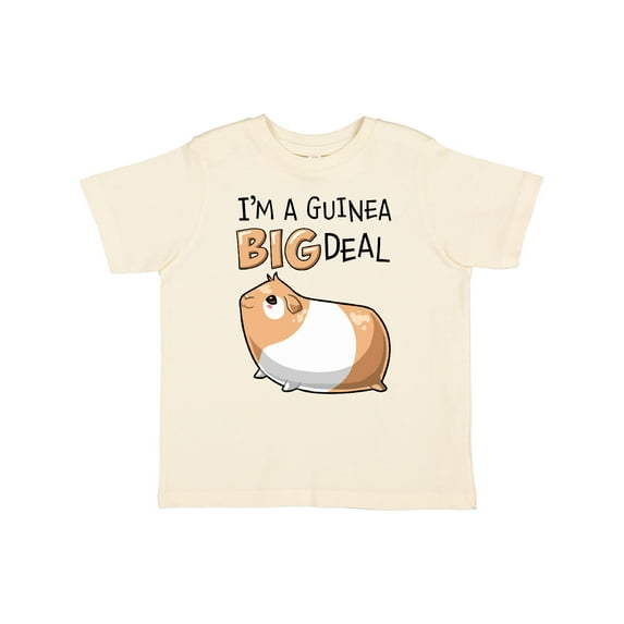 Inktastic I'm a Guinea Big Deal with Cute Guinea Pig Boys or Girls Toddler T-Shirt