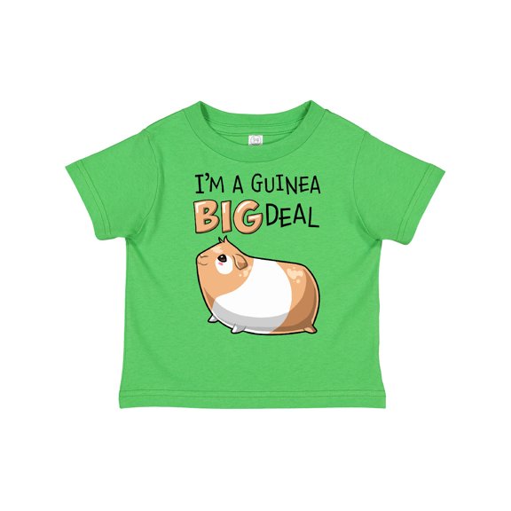 Inktastic I'm a Guinea Big Deal with Cute Guinea Pig Boys or Girls Toddler T-Shirt
