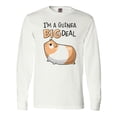 thumbnail image 1 of Inktastic I'm a Guinea Big Deal with Cute Guinea Pig Long Sleeve T-Shirt, 1 of 5